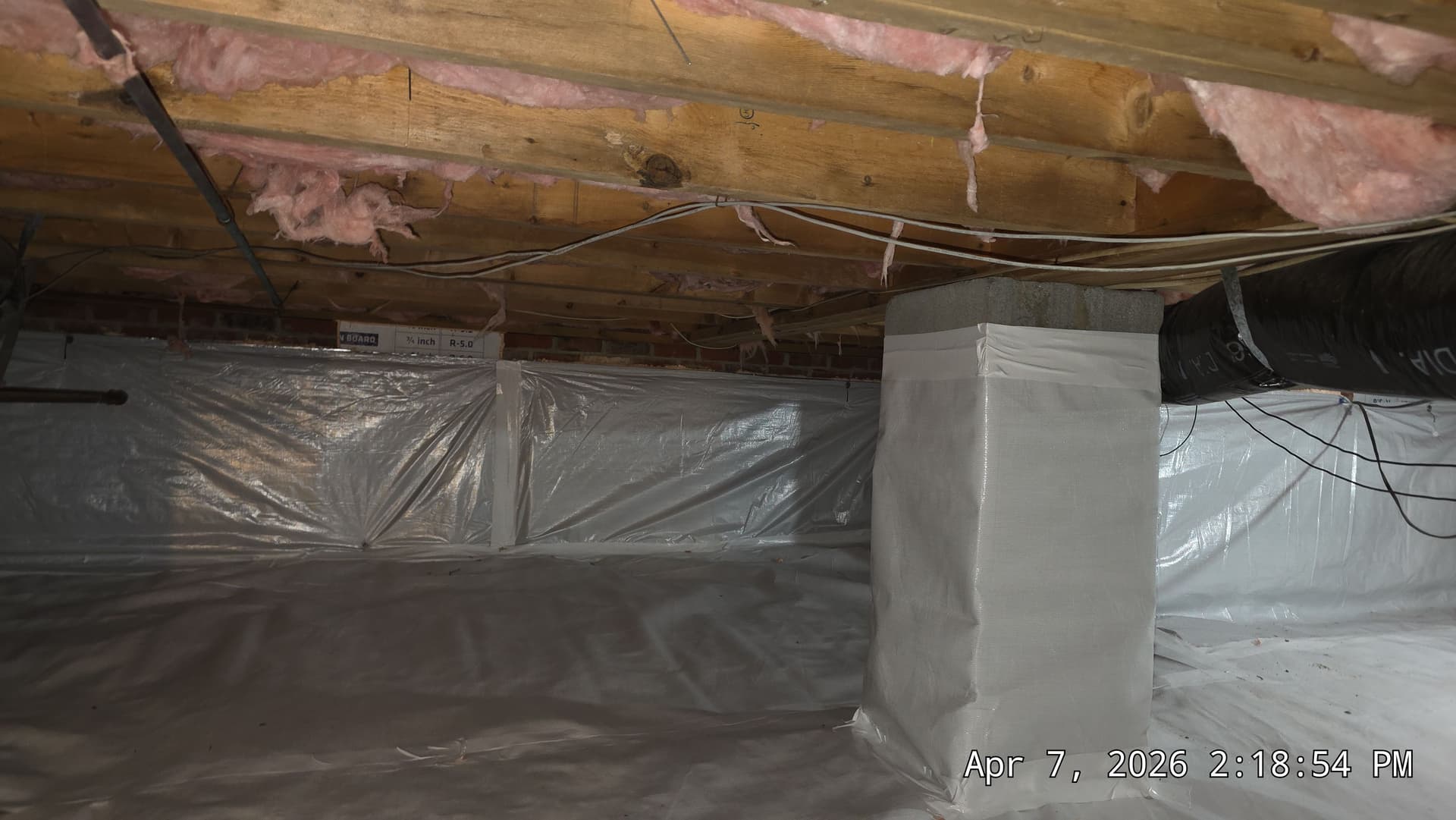 Gallery photos for Full Crawl Space Encapsulation Done Right in Durham: Image #2