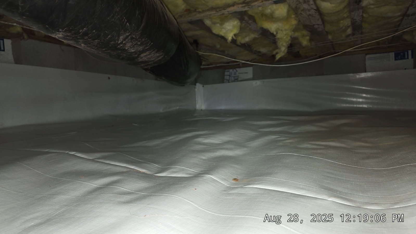 Gallery photos for Sealed Crawlspace with Off-Gassing Fan Installation: Image #1