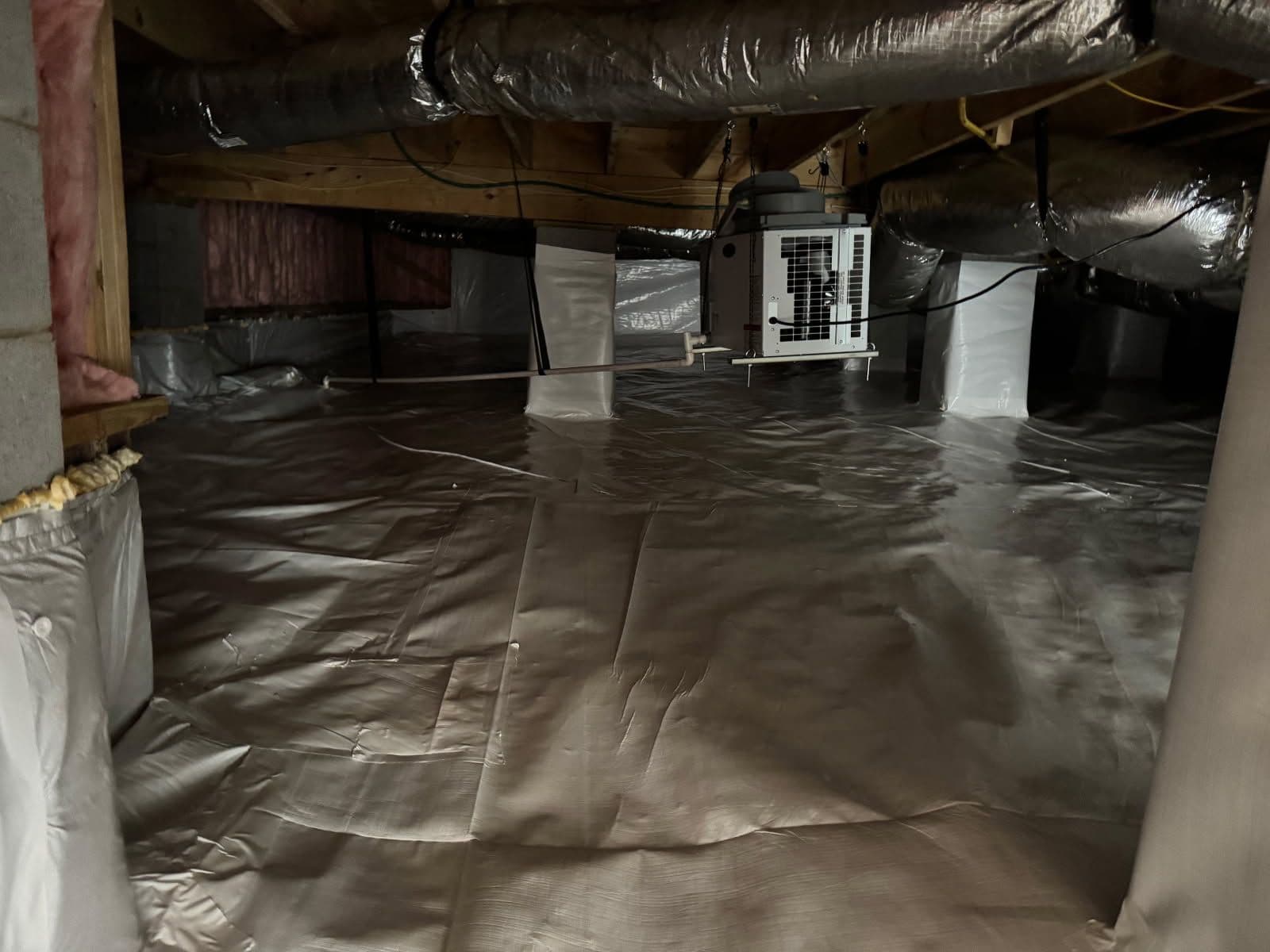 Project Crawl Space Encapsulation Success in Mebane image
