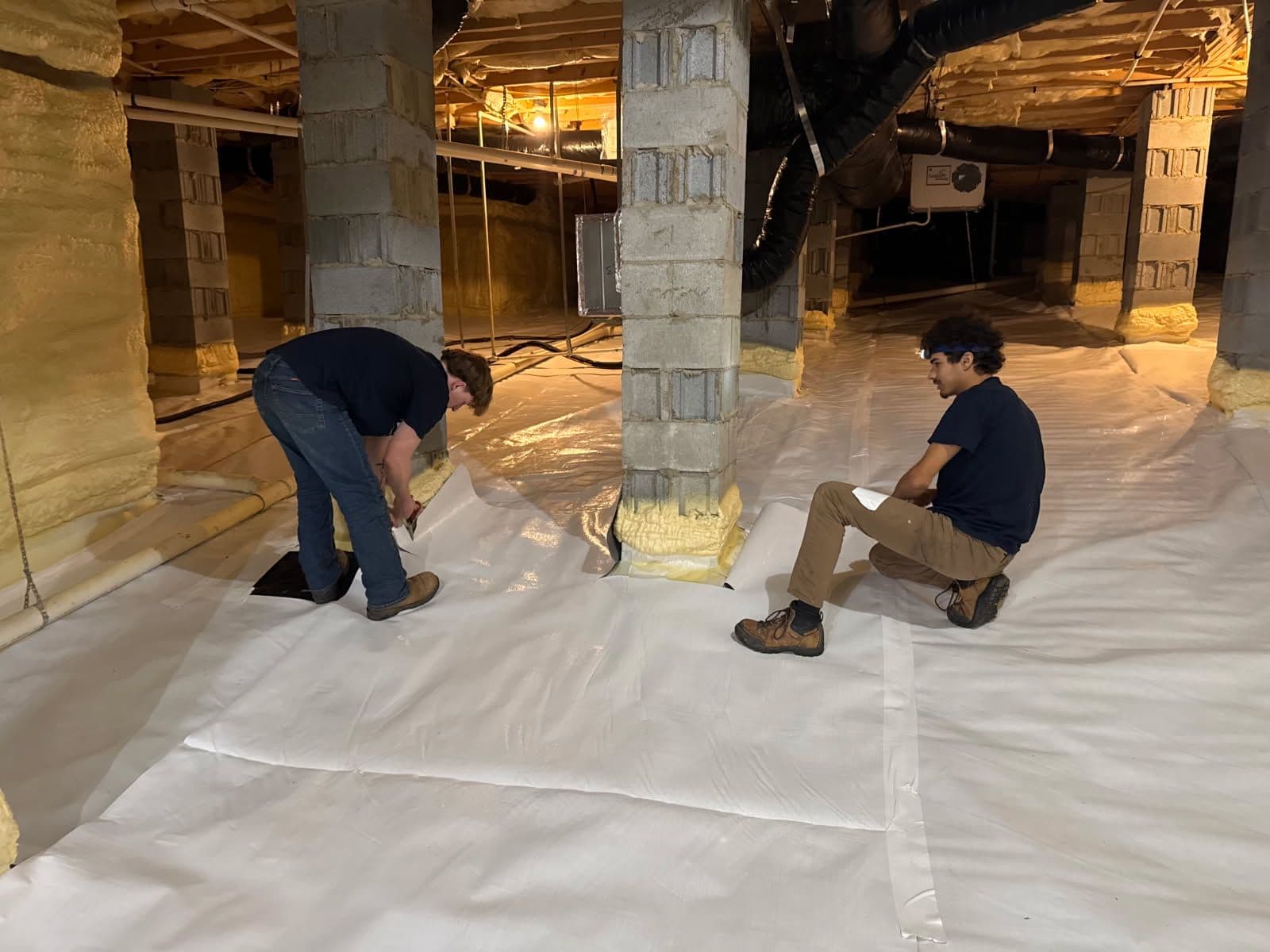 Gallery photos for Crawlspace Vapor Barrier Replacement Success: Image #3