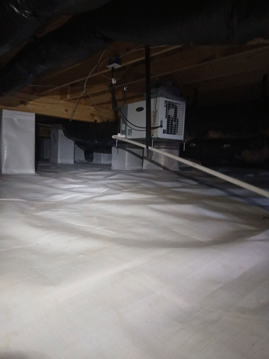 Gallery photos for Crawl Space Encapsulation in Wake Forest: Image #3