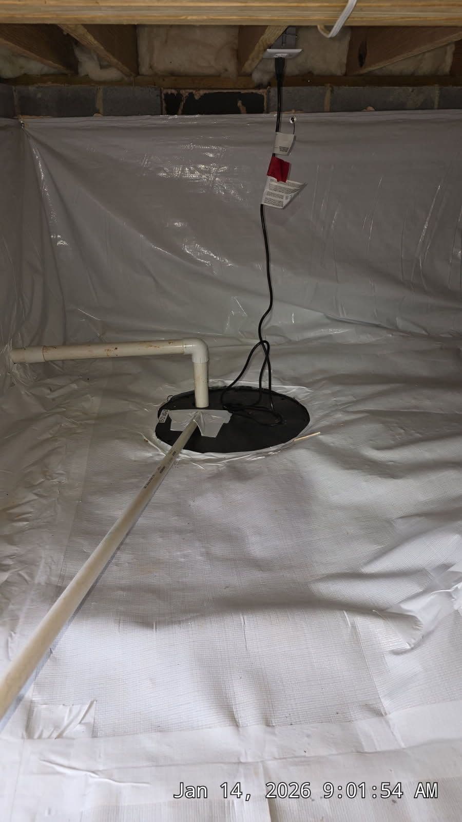 Crawlspace Encapsulation and Sump Pump Installation in Cedar Grove