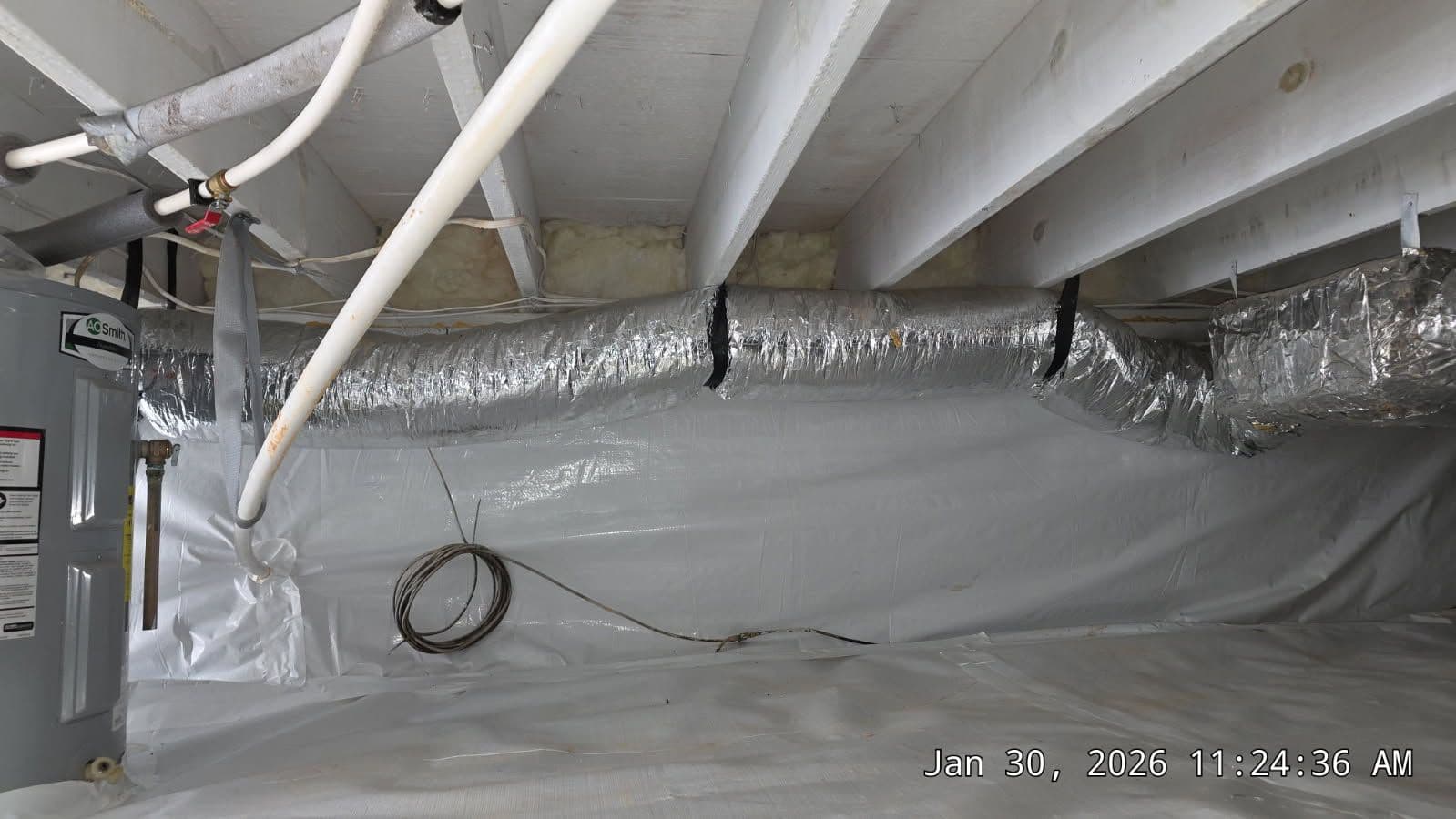 Gallery photos for Crawl Space Encapsulation with Insul-Barrier in North Durham: Image #2