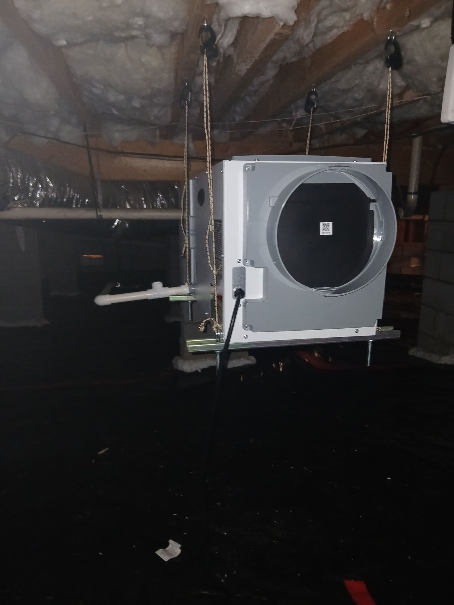 Raleigh Crawlspace Dehumidifier Installation Success image