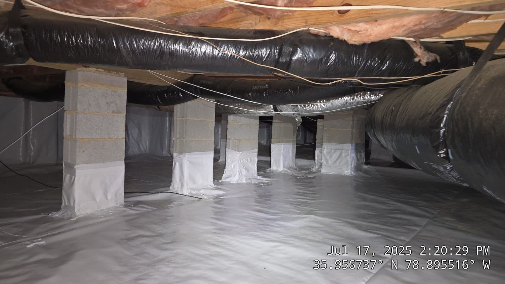 Gallery photos for Durham Crawlspace Encapsulation Boosts Efficiency: Image #3