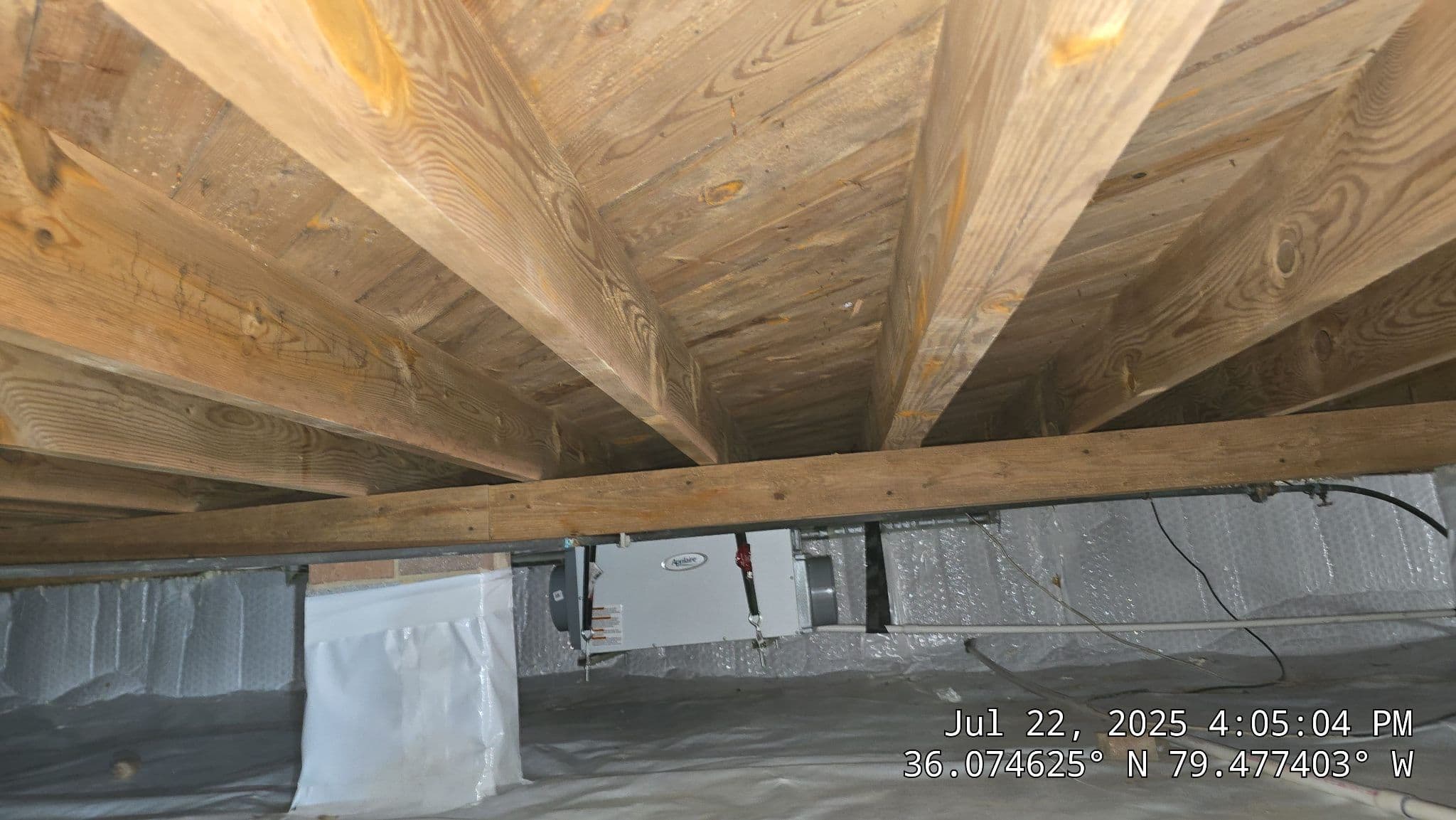 Project Burlington Crawl Space Sealed for Comfort and Dryness image