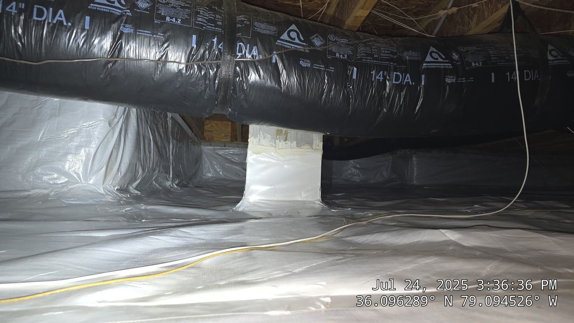 Gallery photos for Successful Vapor Barrier Installation in Hillsborough: Image #1