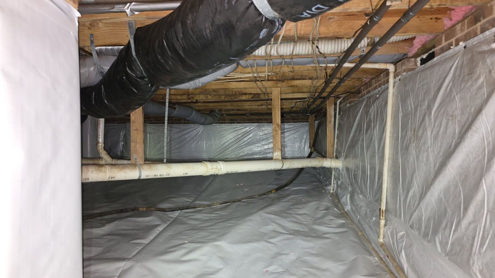 Gallery photos for North Durham Crawl Space Makeover Boosts Air Quality: Image #2
