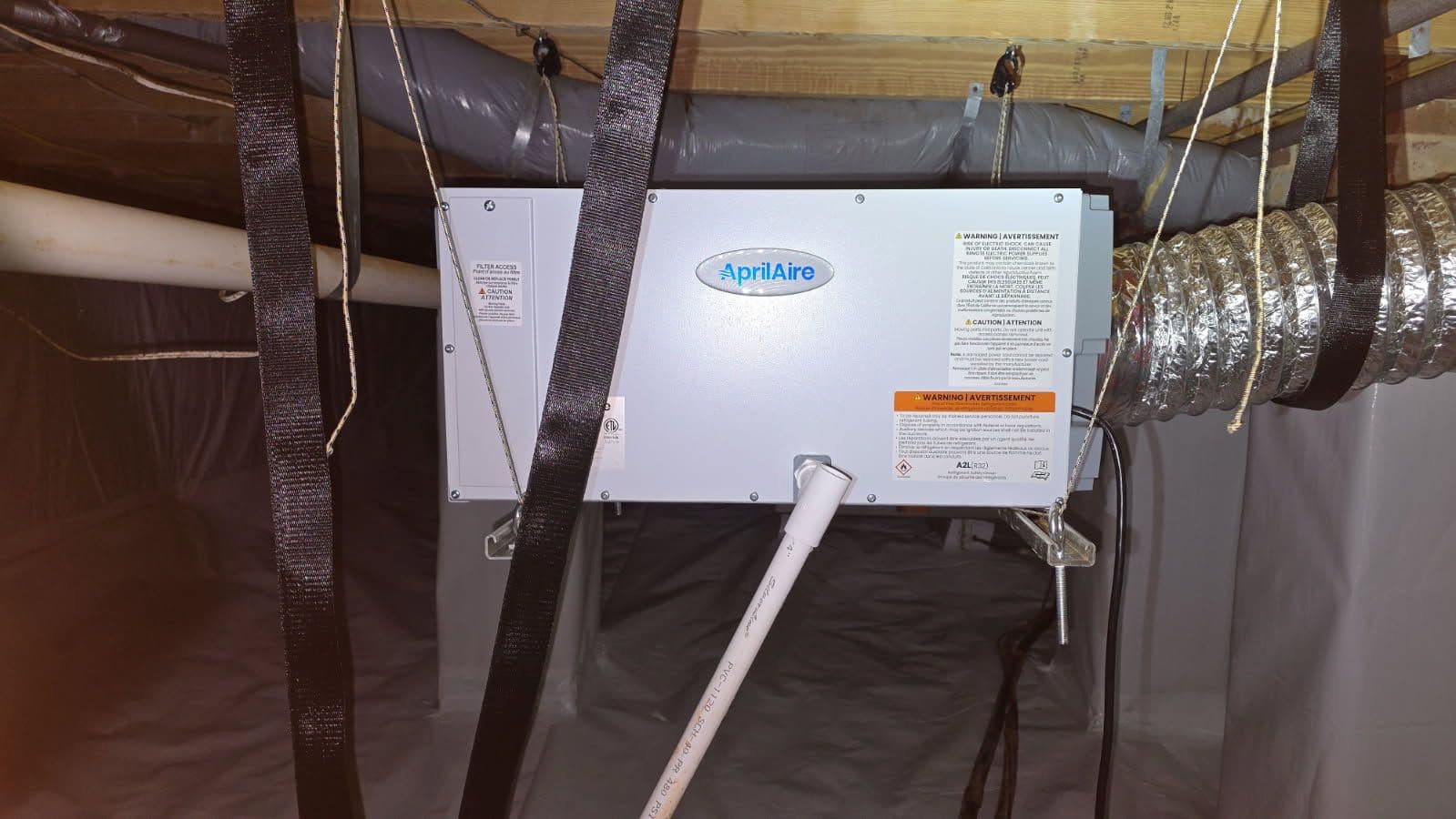 Gallery photos for North Durham Crawl Space Makeover Boosts Air Quality: Image #3