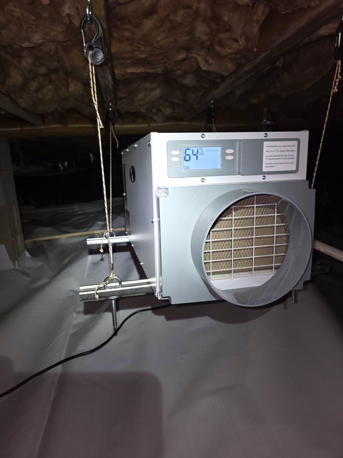 Gallery photos for Durham Crawlspace Moisture Protection Project: Image #2