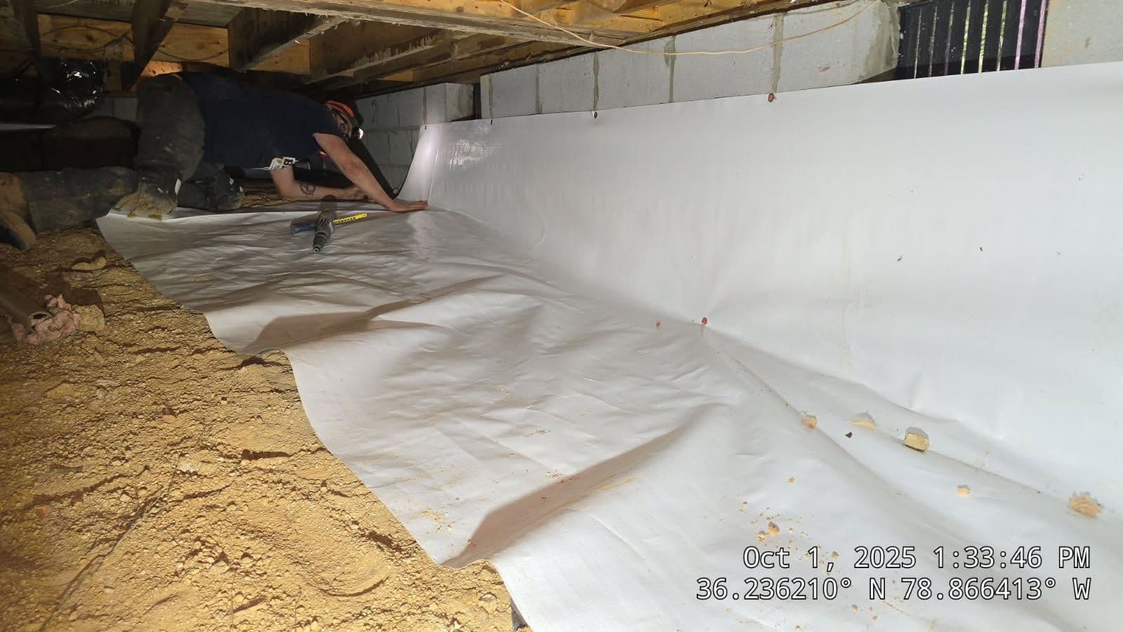 Crawl Space Upgrade in Rougemont NC image