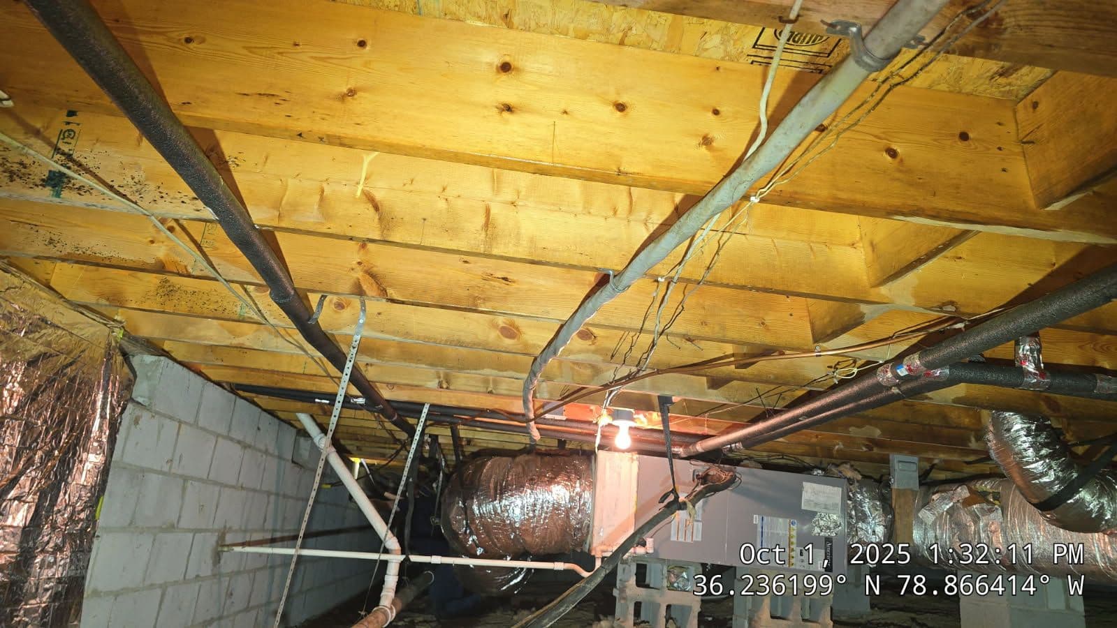 Gallery photos for Crawl Space Upgrade in Rougemont NC: Image #1