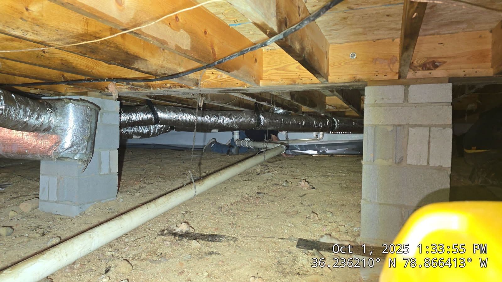 Gallery photos for Crawl Space Upgrade in Rougemont NC: Image #2