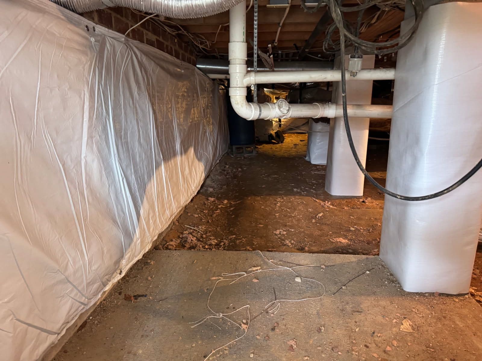 Crawl Space Transformation with Insul-Barrier in Rougemont NC image
